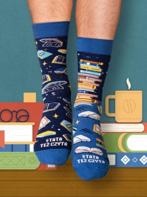 Opakowanie Skarpety 41-46 Tata też czyta