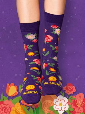 Opakowanie Skarpety długie Babcia na medal 36-40