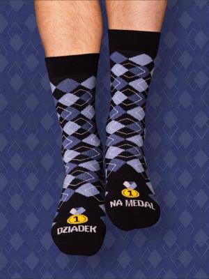Opakowanie Skarpety długie Dziadek na medal 41-46