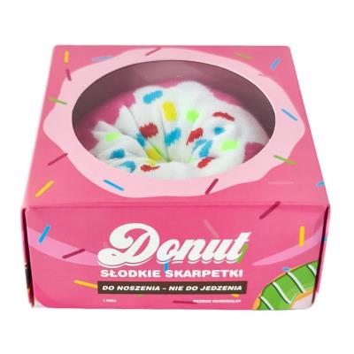 Opakowanie Skarpety donut różowe