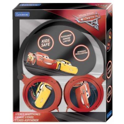 Składane słuchawki przewodowe stereo Disney Cars z głośnością bezpieczną dla dzieci Lexibook HP010DC. Wydawca: Lexibook. SmakLiter.pl Opakowanie Składane słuchawki przewodowe stereo Disney Cars z głośnością bezpieczną dla dzieci Lexibook HP010DC
