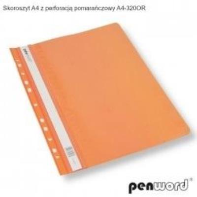 Skoroszyt A4 z perforacją pomarańczowy (20szt). Wydawca: PENWORD. SmakLiter.pl Opakowanie Skoroszyt A4 z perforacją pomarańczowy (20szt)