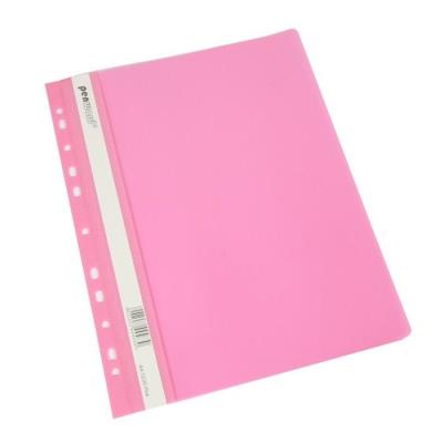 Skoroszyt A4 z perforacją różowy (20szt). Wydawca: POLSIRHURT. SmakLiter.pl Opakowanie Skoroszyt A4 z perforacją różowy (20szt)