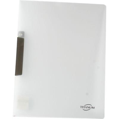 Skoroszyt z klipem A4 czarny. Wydawca: Titanum. SmakLiter.pl Opakowanie Skoroszyt z klipem A4 czarny