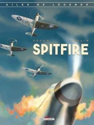 Skrzydlate legdy Spitfire. Autor: Christophe Gibelin. SmakLiter.pl Okładka książki Skrzydlate legdy Spitfire