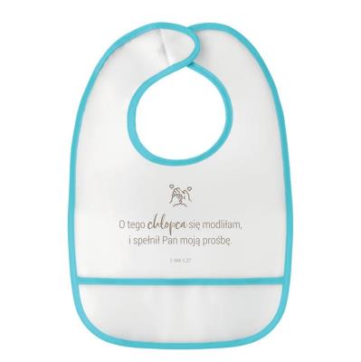 Śliniak niebieski - O tego chłopca się modliłam. Wydawca: Szaron. SmakLiter.pl Opakowanie Śliniak niebieski - O tego chłopca się modliłam