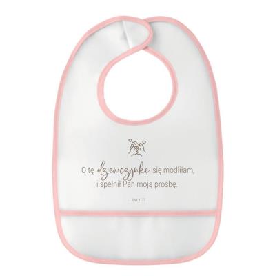 Opakowanie Śliniak różowy - O tę dziewczynkę się modliłam