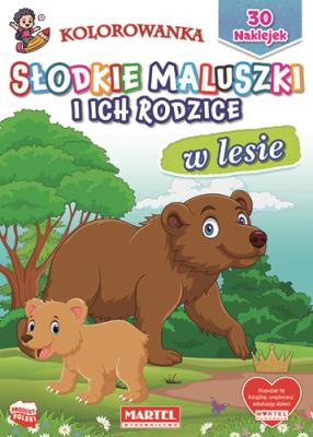 Okładka książki Słodkie maluszki i ich rodzice. W lesie