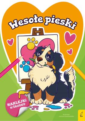 Słodkie zwierzaki. Wesołe pieski. Autor: Opracowanie zbiorowe. SmakLiter.pl Okładka książki Słodkie zwierzaki. Wesołe pieski