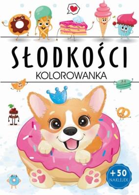 Okładka książki Słodkości kolorowanka
