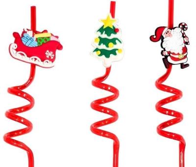 Opakowanie Słomka świąteczna spirala MIX