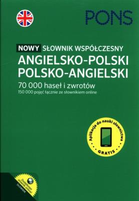 Słownik współczesny ang-pol, pol-ang PONS. Autor: Opracowanie zbiorowe. SmakLiter.pl Okładka książki Słownik współczesny ang-pol, pol-ang PONS