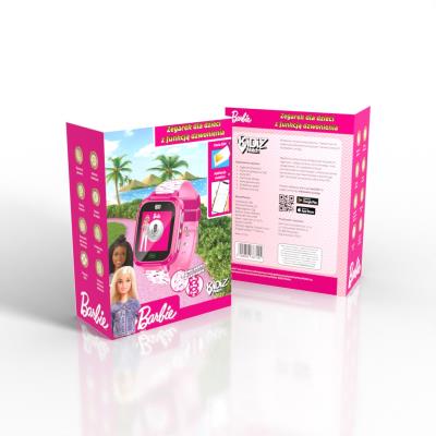 Opakowanie Smartwatch dla dziecka z połączeniami głosowymi KiDiZ Barbie
