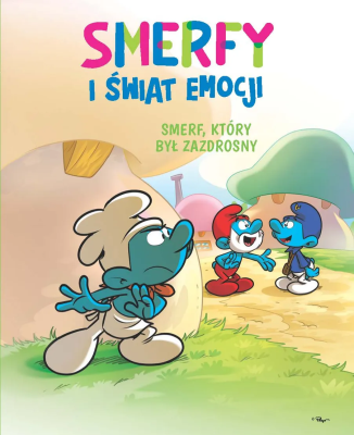 Smerf, który był zazdrosny. Tom 14. Autor: Falzar, Thierry Culliford, Antonello Dalena. SmakLiter.pl Okładka książki Smerf, który był zazdrosny. Tom 14