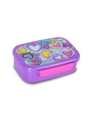 Opakowanie Śniadaniówka z przegródką Coolpack Foodyx Sew Heart