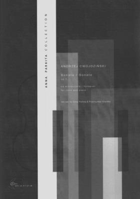 Sonata op. 1 - nuty na wiolonczelę i fortepian. Autor: Andrzej Cwojdziński. SmakLiter.pl Okładka książki Sonata op. 1 - nuty na wiolonczelę i fortepian