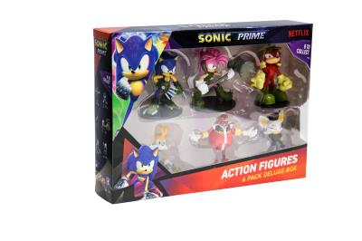 Opakowanie Sonic Prime figurka akcji zestaw 6 figurek mix