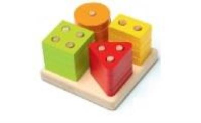 Sorter drewniany. Wydawca: CUBIKA. SmakLiter.pl Opakowanie Sorter drewniany