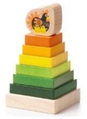 Opakowanie Sorter drewniany piramida