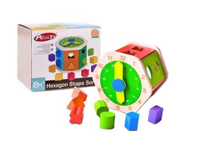 Opakowanie Sorter- zegar drewniany