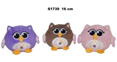 Opakowanie Sowa zegar 16cm MIX