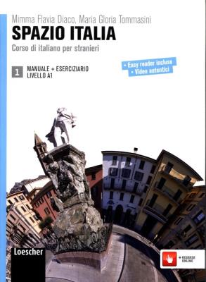 Spazio Italia 1 Podręcznik + ćwiczenia. Autor: Diaco Mimma Flavia, Tommasini  Maria Gloria. SmakLiter.pl Okładka książki Spazio Italia 1 Podręcznik + ćwiczenia