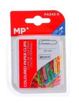 Opakowanie Spinacz biurowy 28mmx80szt kolorowe