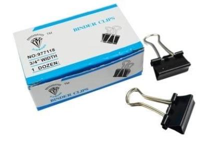Opakowanie Spinacz clip 19mm 12szt