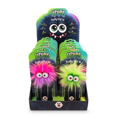 Opakowanie Spinacz włochaty do papieru XL z oczami Herbs 1szt.mix