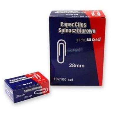 Opakowanie Spinacze 28mm (10x100szt)