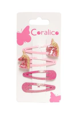 Opakowanie Spinki z brokatowym konikiem