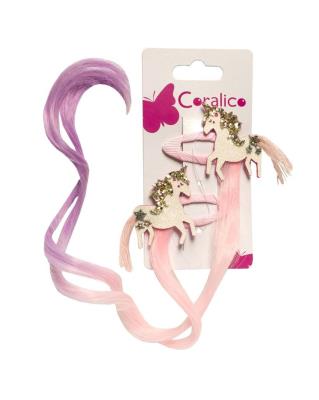 Opakowanie Spinki ze sztucznymi włosami 2szt