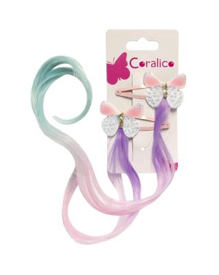 Opakowanie Spinki ze sztucznymi włosami 2szt