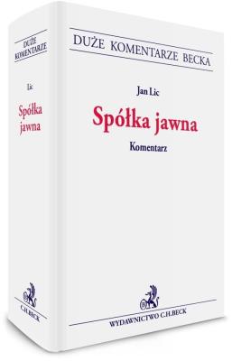 Okładka książki Spółka jawna. Komentarz