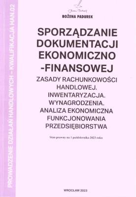 Okładka książki Sporządzanie dokumentacji ekonomiczno.. KW. HAN.02