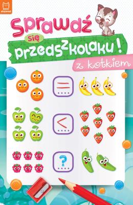 Okładka książki Sprawdź się przedszkolaku! z kotkiem