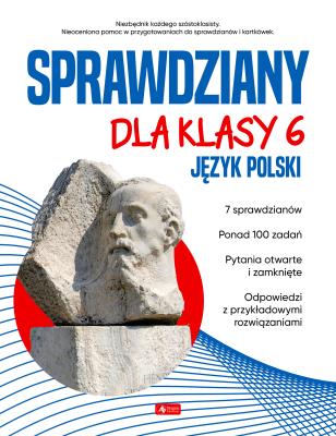 Okładka książki Sprawdziany dla klasy 6. Język Polski