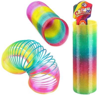 Opakowanie Sprężyna tęczowa brokatowa