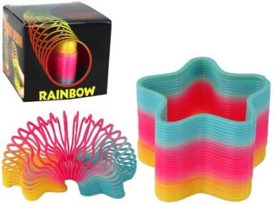 Opakowanie Sprężyna tęczowa gwiazda 6cm