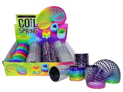 Opakowanie Sprężyna tęczowa metaliczna (12szt)