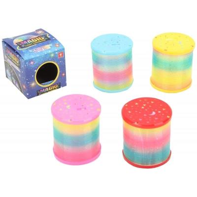 Opakowanie Sprężyna tęczowa świecąca MIX