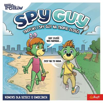 Spy Guy komiks. Na tropie złości. Autor: Opracowanie zbiorowe. SmakLiter.pl Okładka książki Spy Guy komiks. Na tropie złości