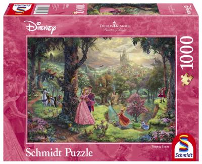 Opakowanie SQ Puzzle 1000 el. T. KINKADE Śpiąca Królewna