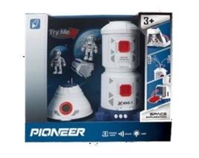 Opakowanie Stacja kosmiczna z kosmonautami