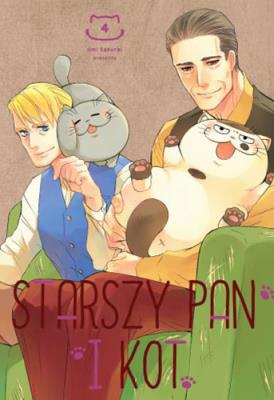 Starszy Pan i Kot. Tom 4. Autor: Umi Sakurai. SmakLiter.pl Okładka książki Starszy Pan i Kot. Tom 4