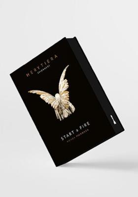 Start a Fire. Runda pierwsza w.premium. Autor: P.S. Herytiera 'pizgacz'. SmakLiter.pl Okładka książki Start a Fire. Runda pierwsza w.premium