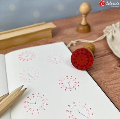 Opakowanie Stempel do nauki czasu - godziny i minuty