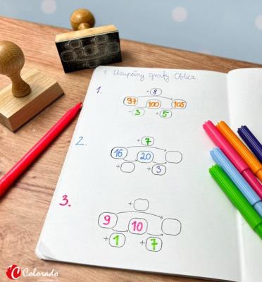 Opakowanie Stempel graf - suma