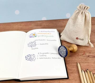 Opakowanie Stempel mapa Polski - województwa