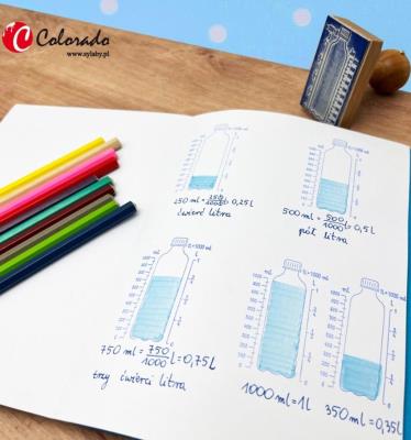 Opakowanie Stempel pojemność butelka edukacyjna